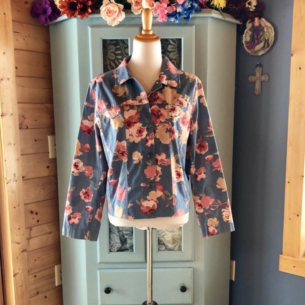 Marsh Landing DENIM style Coat NEW!!!!  Wow!!